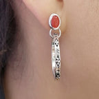 Ethnic-Style Hoop Earrings