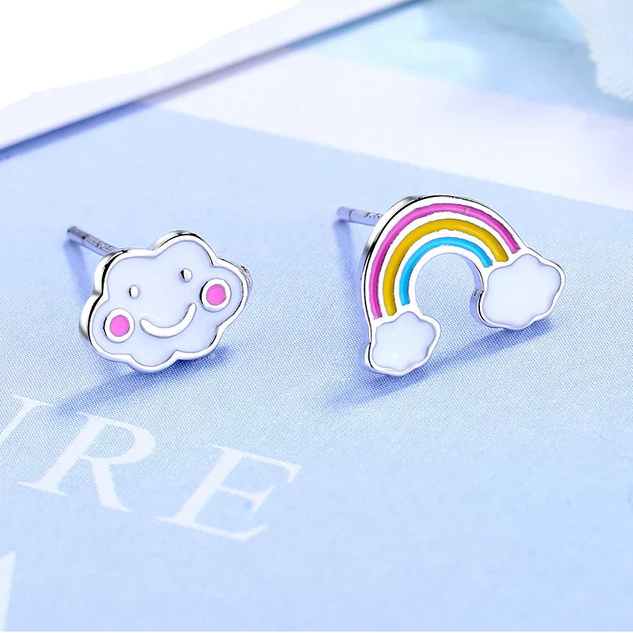 Rainbow earrings