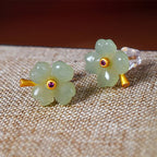 Four-Leaf Clover Stud Earrings