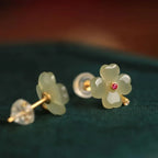 Four-Leaf Clover Stud Earrings
