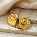 Shell Snail Stud Earrings for Women
