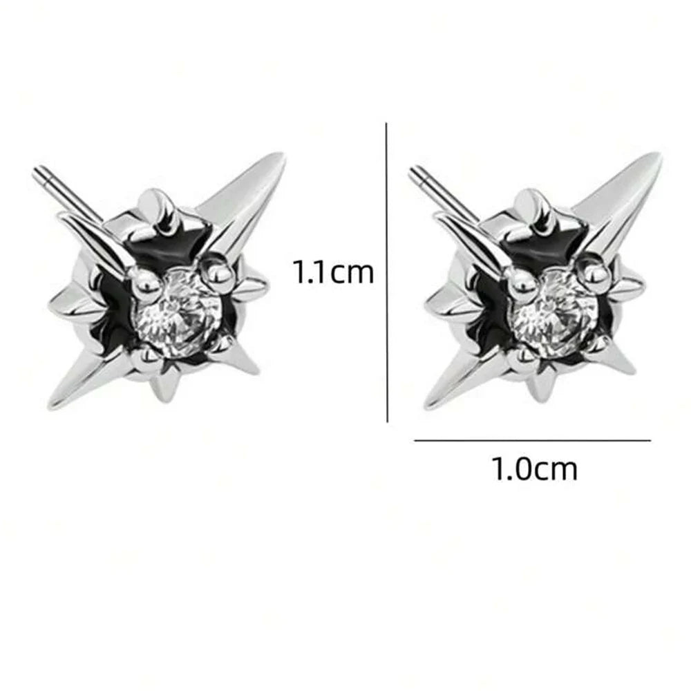 Men's Star Stud Earrings