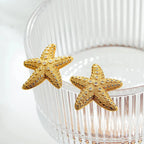 Shell Starfish Stud Earrings for Women