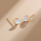 Women’s Moonstone Stud Earrings