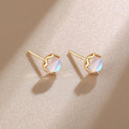 Women’s Moonstone Stud Earrings