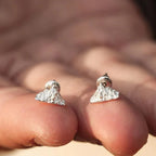 Silver Mountain Stud Earrings


Material: steel


Colors: silver


Size: 1 cm diameter (see image)


Hypoallergenic guaranteed, suitable for men, women, boys, or girls


Very finely crafted product