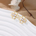 4-Leaf Clover Lucky Stud Earrings