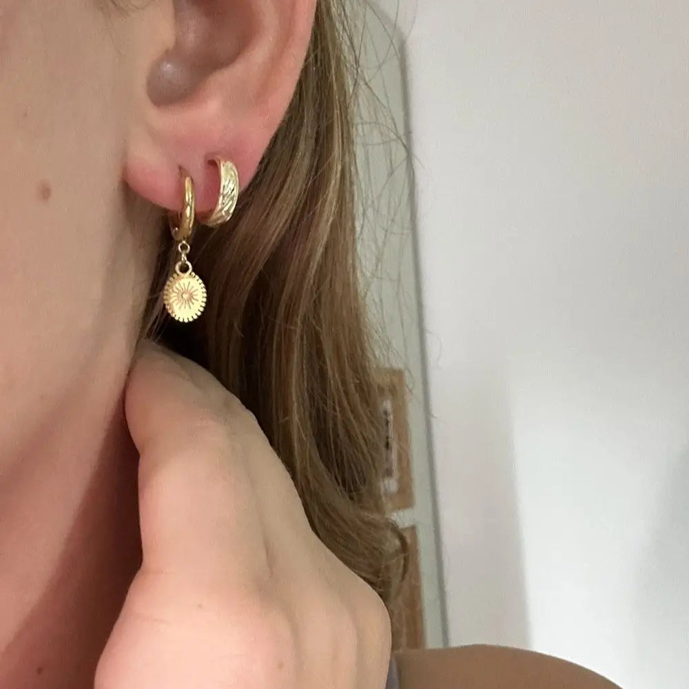 Compass Dangle Earrings Compass Rose