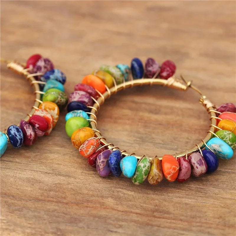Anting Gelang Lingkar 7 Chakras Wanita