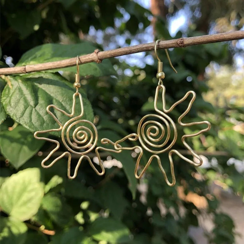 Sun Drop-Style Earrings