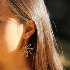 Sun Drop-Style Earrings 
