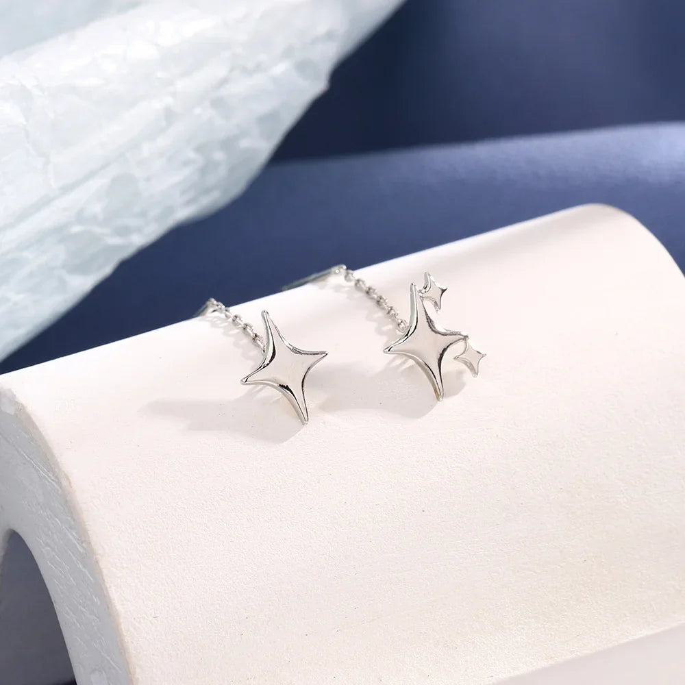 Different Charming Star Drop Earrings