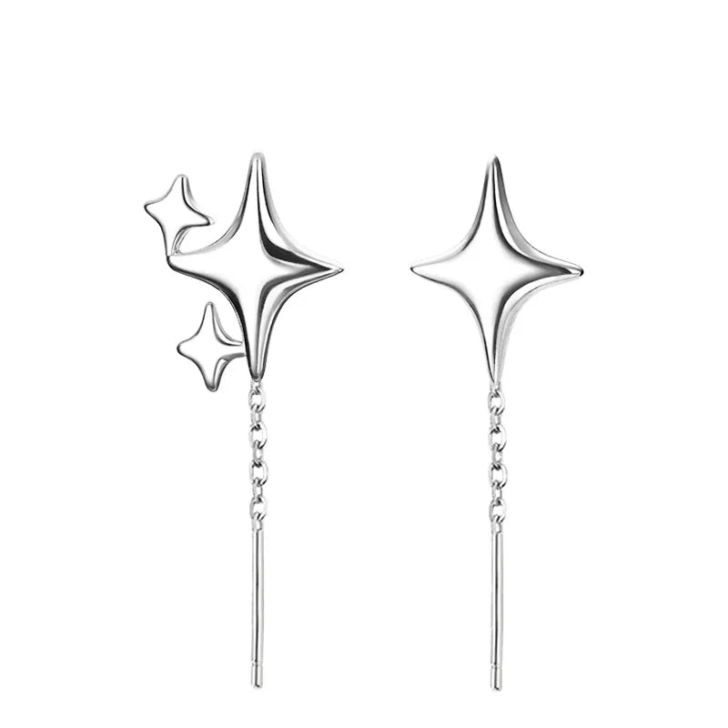 Different Charming Star Drop Earrings