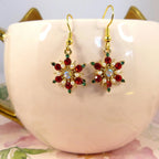 Women’s Zircon Snowflake Dangle Earrings Style 5