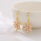 Women’s Zircon Snowflake Dangle Earrings Style 2