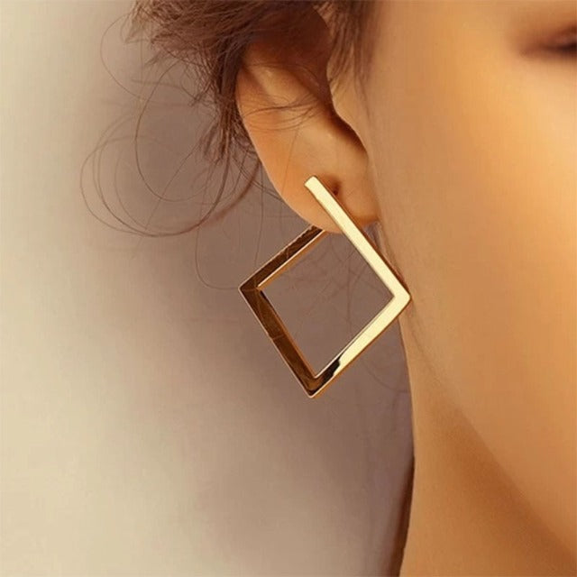 Gold Geometric Earrings