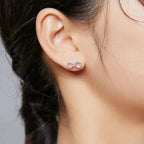 Multicolour Infinity Earrings