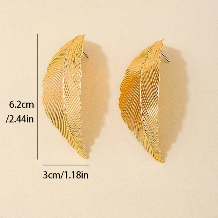 Leaf Dangle Earrings for Women