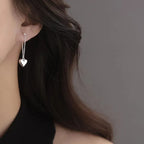 Heart Drop Earrings