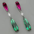 Colorful Water Drop Dangle Earrings