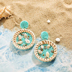 Shell Cowrie Dangle Earrings