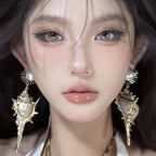Shell Conch Drop Earrings