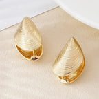 Shell Drop Earrings with Mussels Gold