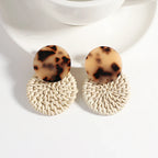 Bohemian Style Dangling Earrings with Natural Effect