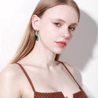Women's Emerald Drop Earrings