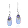 Dangle Earrings and Zircon Moonstone 1