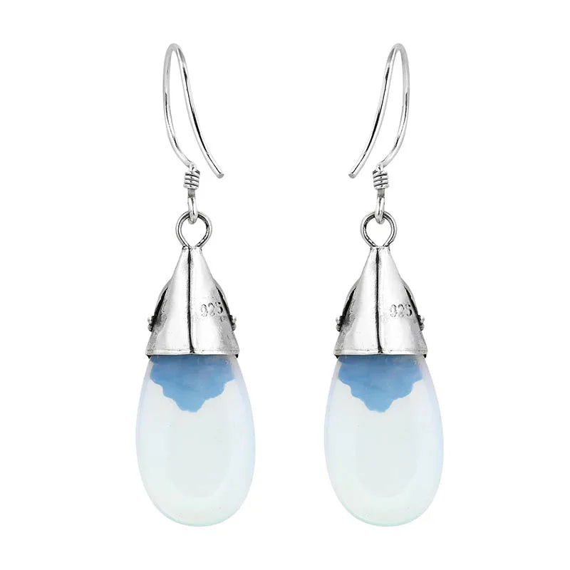 Moonstone Dangle Earrings 1