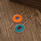 Atypical Ethnic Drop Earrings