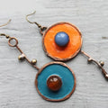 Atypical Ethnic Drop Earrings