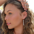 Vintage-Style Ethnic Dangle Earrings