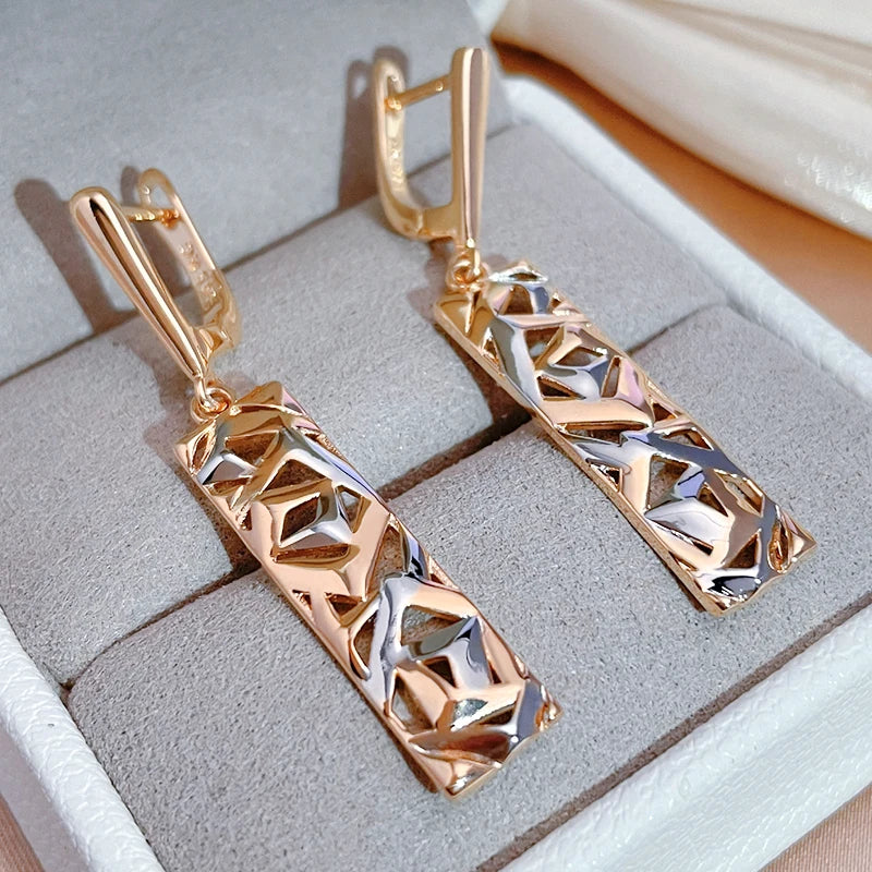 Modern Ethnic Drop Earrings