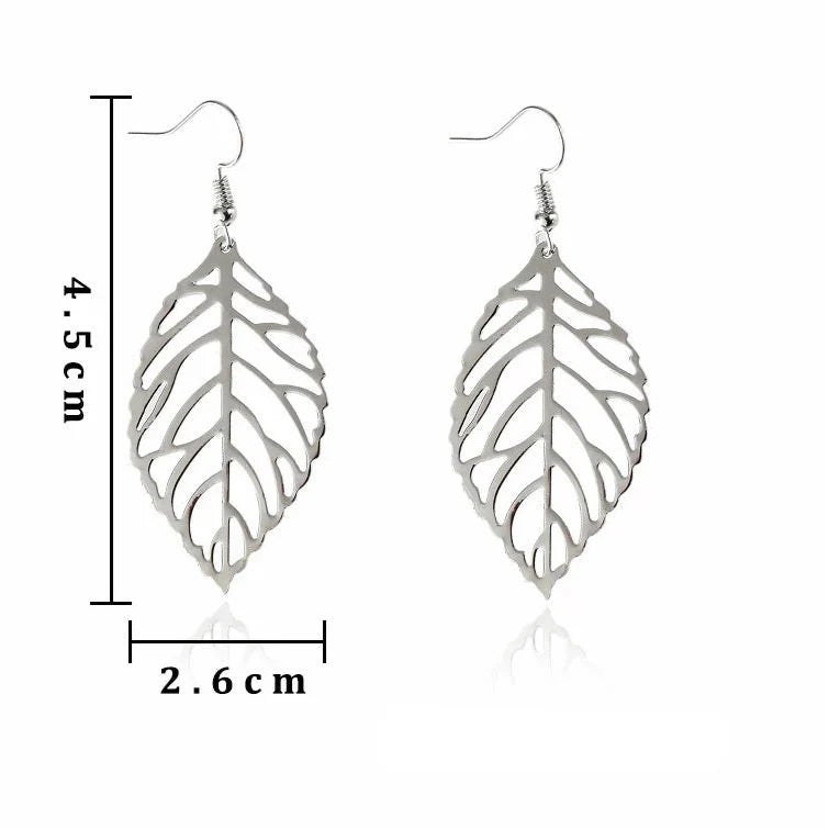 Laurel Leaf Dangle Earrings