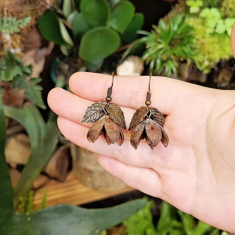 Autumn Tassel Drop Earrings