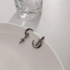 Moon and Stars Dangle Earrings