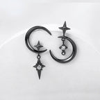 Moon and Stars Dangle Earrings