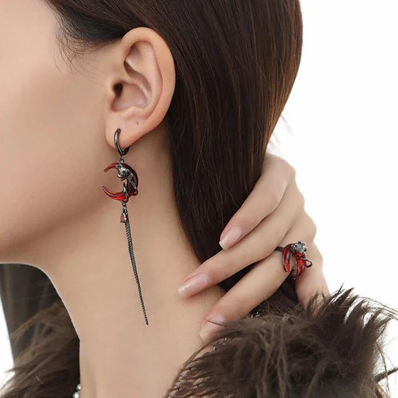 Women's Moon Drop Earrings