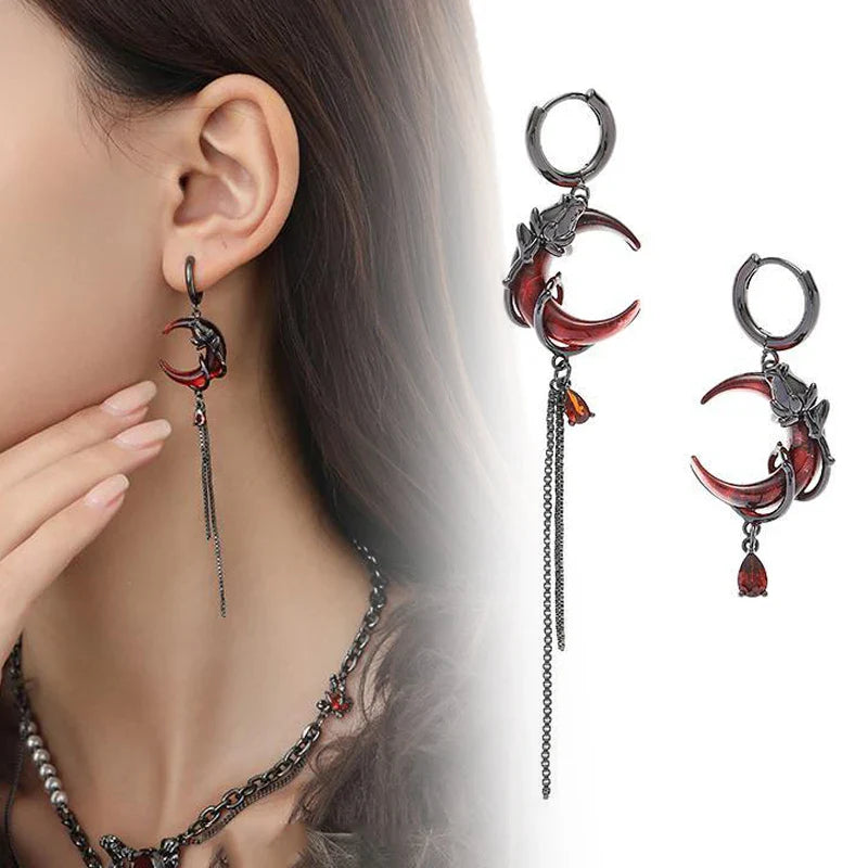 Women's Moon Drop Earrings