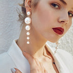 Dangling Pearl Earrings
