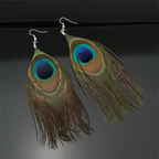 Pan Feather Dangle Earrings