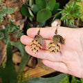 Pinecone Dangle Earrings