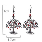 Women's Dangle Earrings Tree of Life