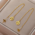 Tree of Life Drop Earrings for Women gold