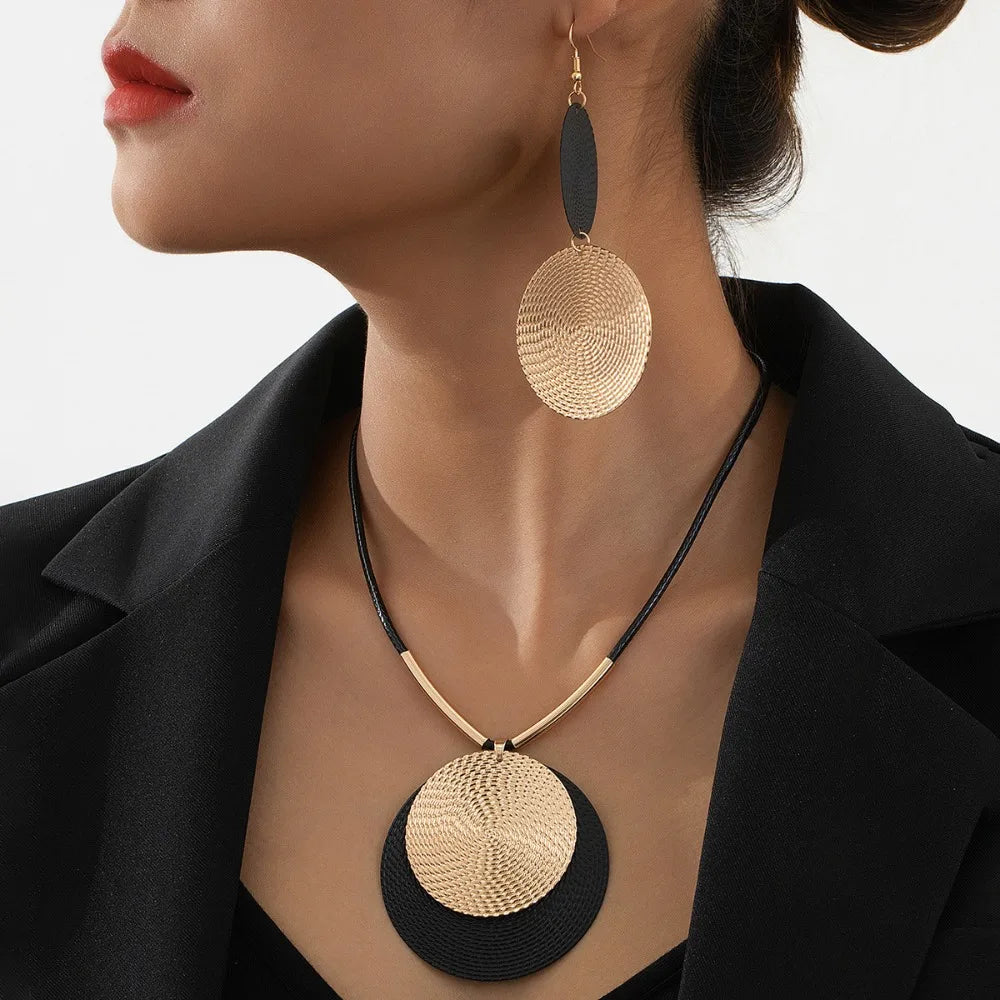 Boho Chic Round Dangle Earrings