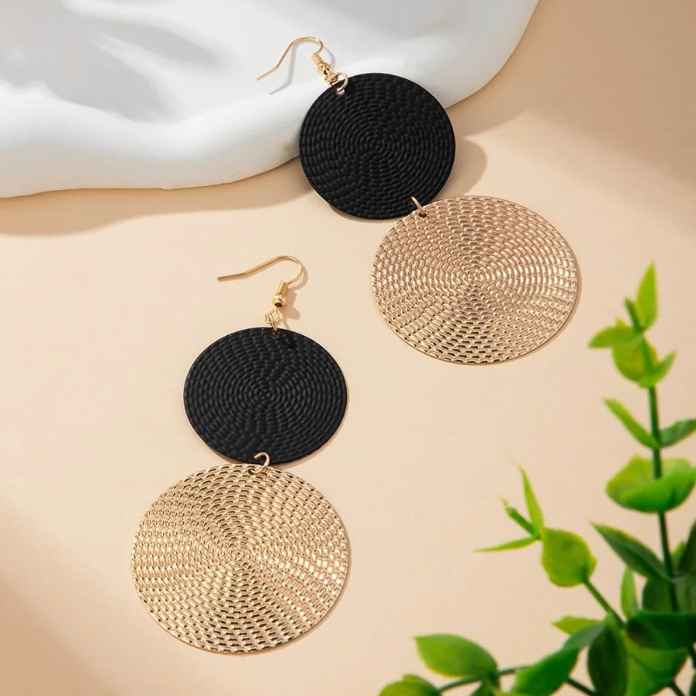Boho Chic Round Dangle Earrings