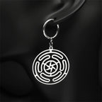 Hecate's Wheel Strophalos Drop Earrings for Women