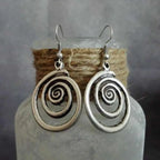 Women's Spiral Dangle Earrings 